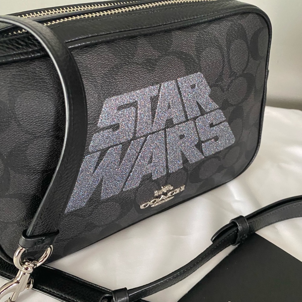 Star Wars X Coach Jes Crossbody With Glitter Motif